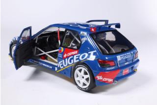 Peugeot 306 Maxi #2 Jaime Azcona / Julius Billmaier Rally de Aviles 1997 S1808309 Solido 1:18 Metallmodell